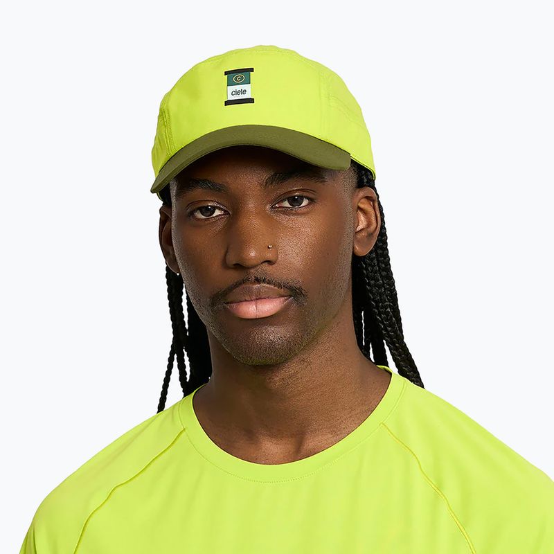 Czapka z daszkiem Ciele Athletics GOCap SC Comp Ccube lime green 4