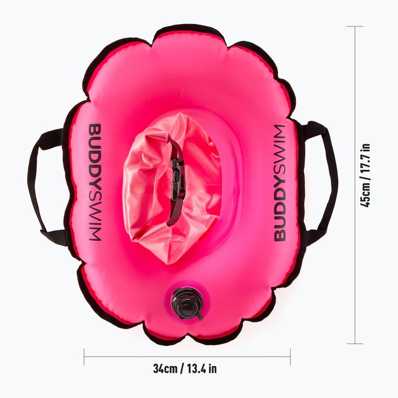 Bojka asekuracyjna BuddySwim Hydrastation 10 l pink 2