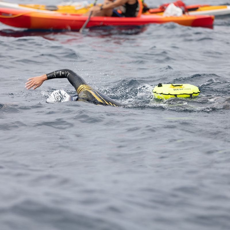 Bojka asekuracyjna BuddySwim Hydrastation 10 l yellow 4