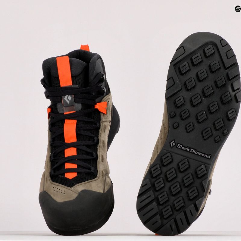 Buty podejściowe męskie Black Diamond Mission LT Mid WP Approach walnuts/octane 9