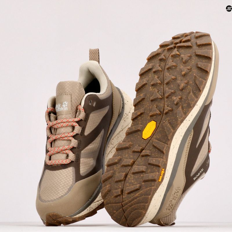 Buty trekkingowe damskie Jack Wolfskin Terraventure Texapore Low beige/light beige 9