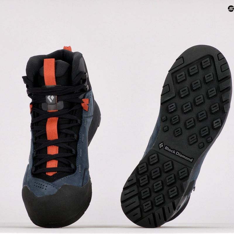 Buty podejściowe męskie Black Diamond Mission LT Mid WP Approach eclipse/red rock 10