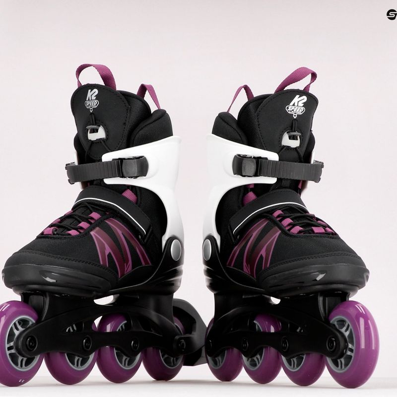 Rolki damskie K2 Kinetic 80 Pro XT black/purple 9