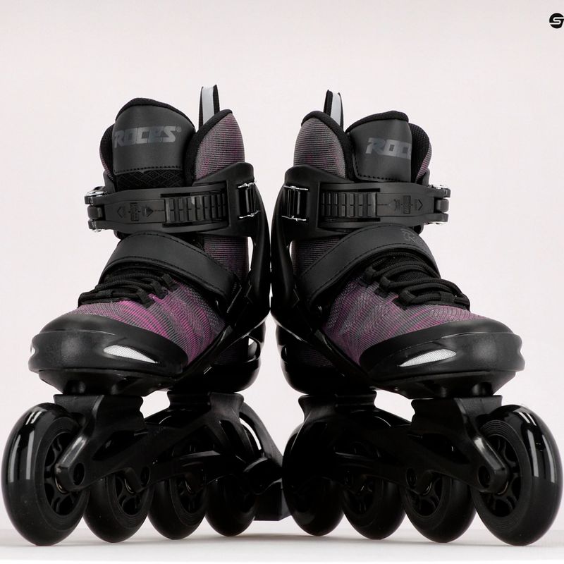 Rolki damskie Roces Weft Thread black/fuscia 9
