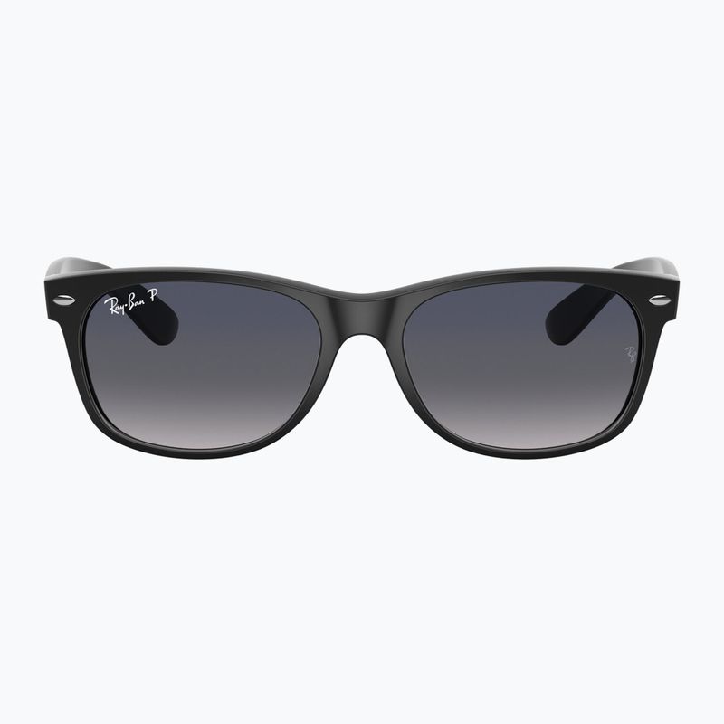 Okulary przeciwsłoneczne Ray-Ban New Wayfarer Classic black matt/blue gradient 2