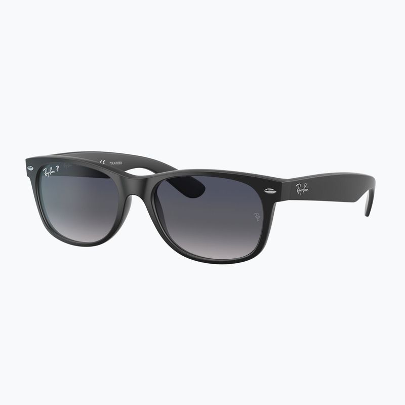Okulary przeciwsłoneczne Ray-Ban New Wayfarer Classic black matt/blue gradient 4