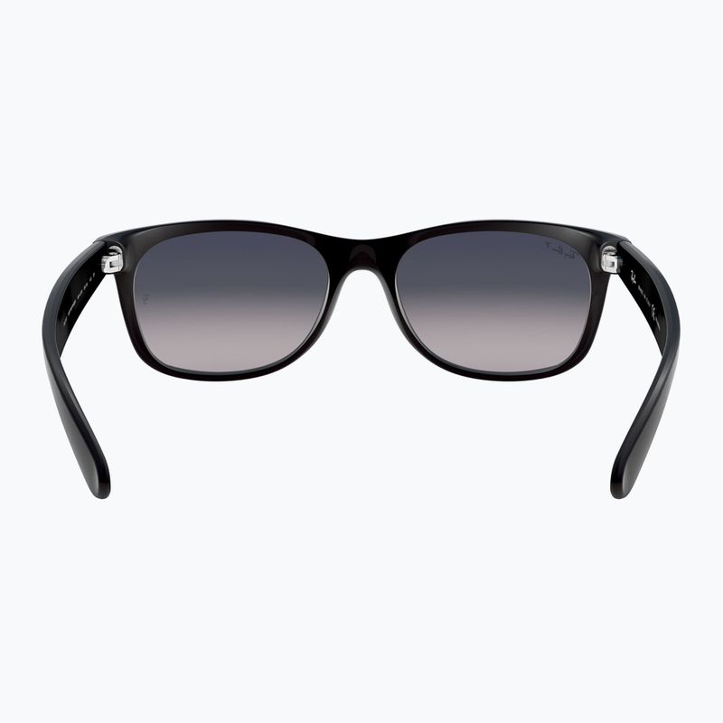 Okulary przeciwsłoneczne Ray-Ban New Wayfarer Classic black matt/blue gradient 5