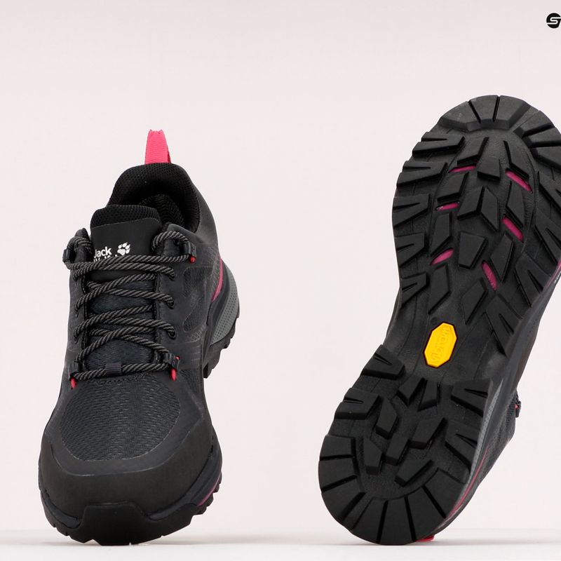 Buty trekkingowe damskie Jack Wolfskin Force Striker Texapore Low phantom/pink 9