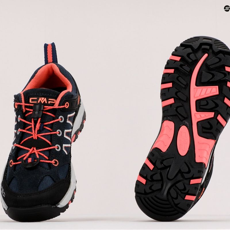 Buty trekkingowe dziecięce CMP Sun blue/corallo 10