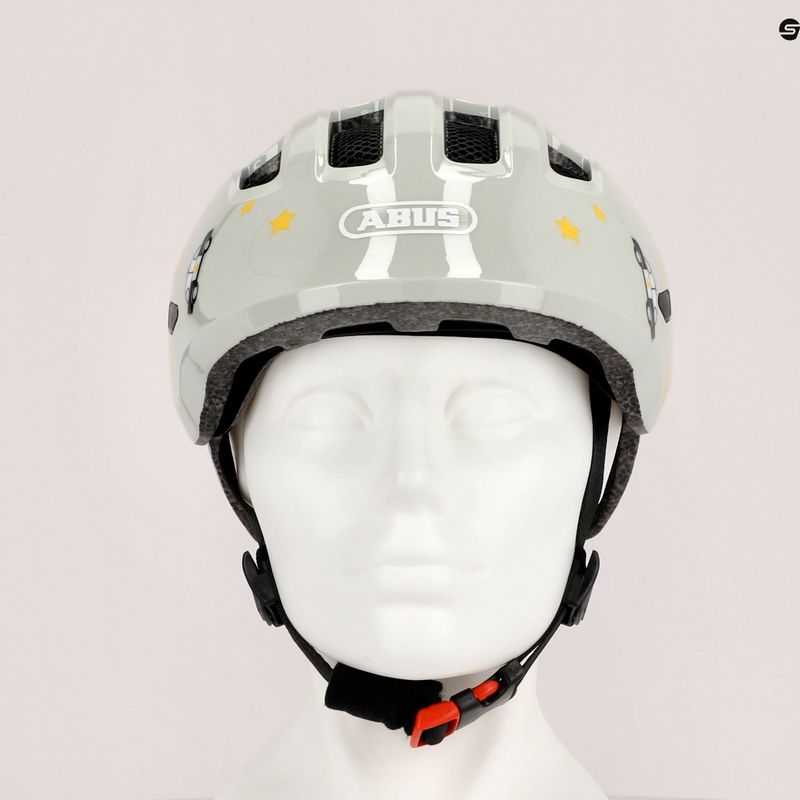 Kask rowerowy dziecięcy ABUS Smiley 3.0 grey police 9