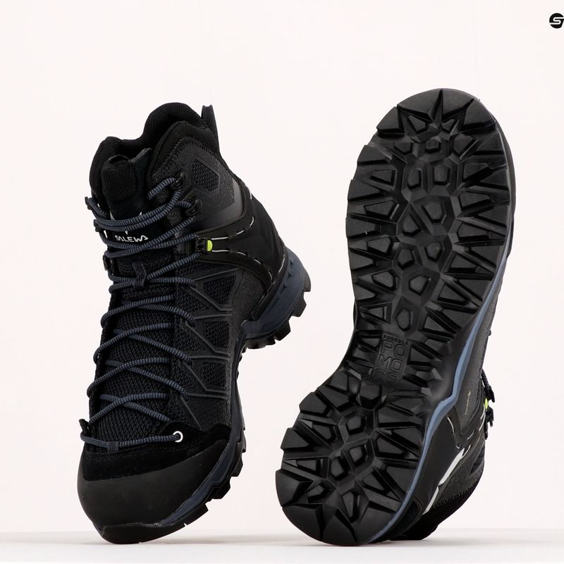 Buty trekkingowe męskie Salewa MTN Trainer Lite Mid GTX black/black 10