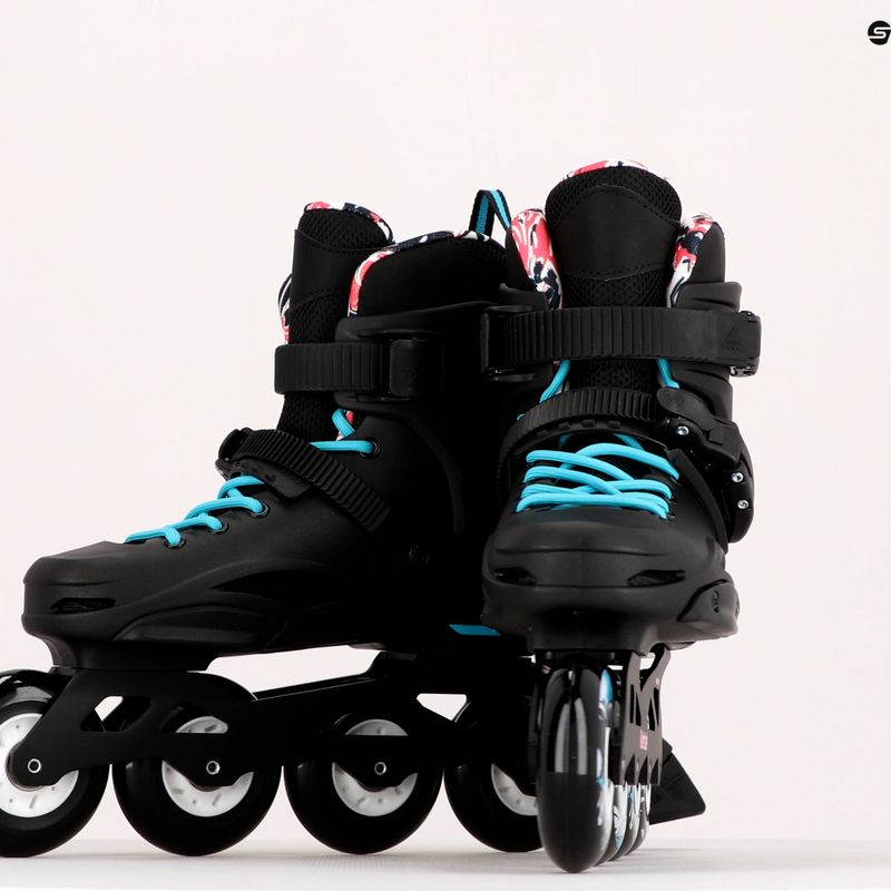 Rolki damskie Rollerblade RB Cruiser W black/aqua 14