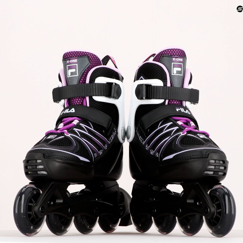 Rolki dziecięce FILA X-One G black/pink/magenta 10