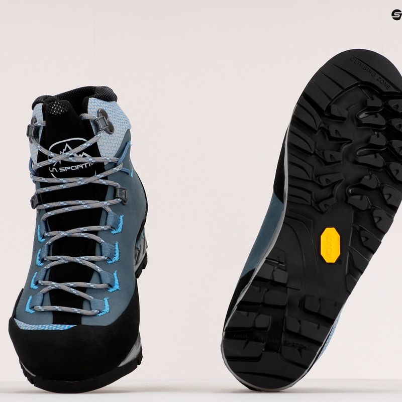 Buty wysokogórskie damskie La Sportiva Trango Tech Leather GTX slate/topaz 9