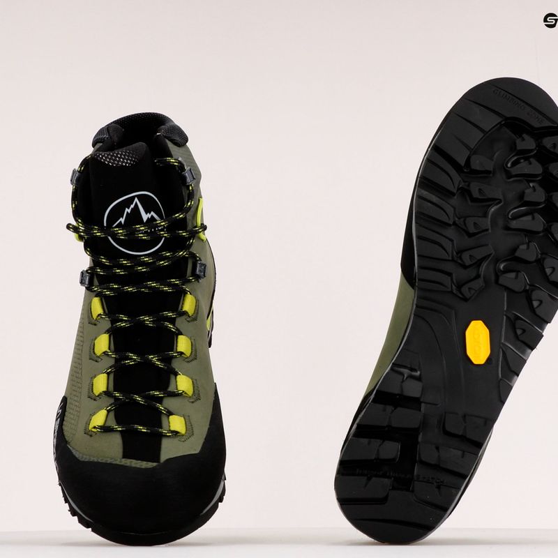 Buty wysokogórskie męskie La Sportiva Trango Tech Leather GTX lichen/citrus 9