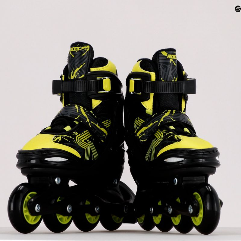 Rolki dziecięce Roces Jokey 3.0 Boy black/lime 9