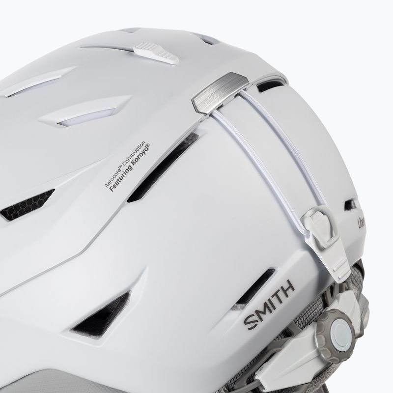 Kask narciarski Smith Liberty matte satin white 7