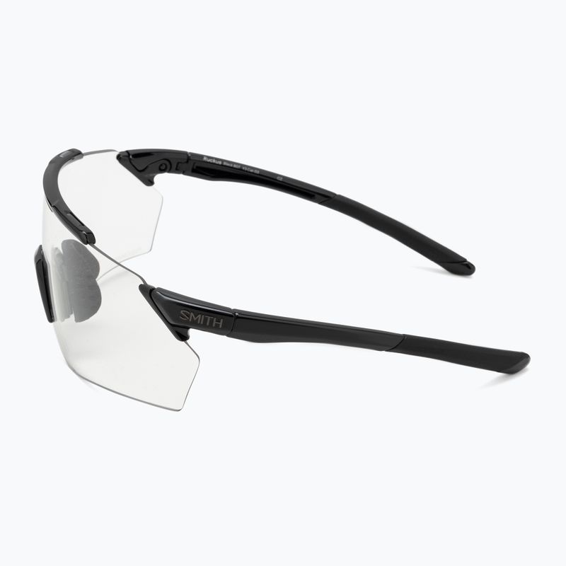 Okulary przeciwsłoneczne Smith Ruckus PivLock black/photochromic clear to grey/contrast rose 5