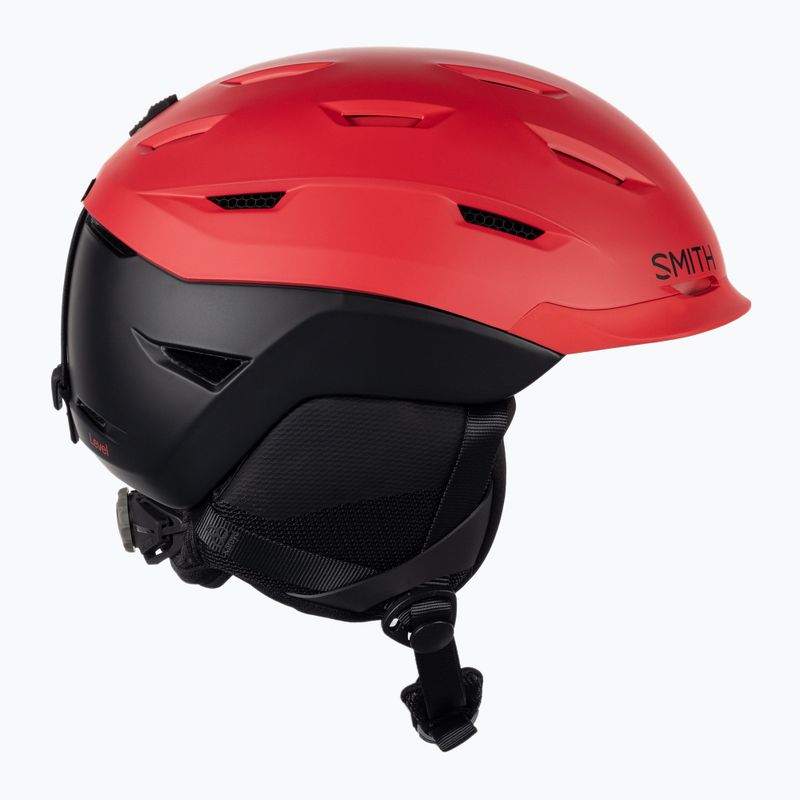 Kask narciarski Smith Level matte lava black 4