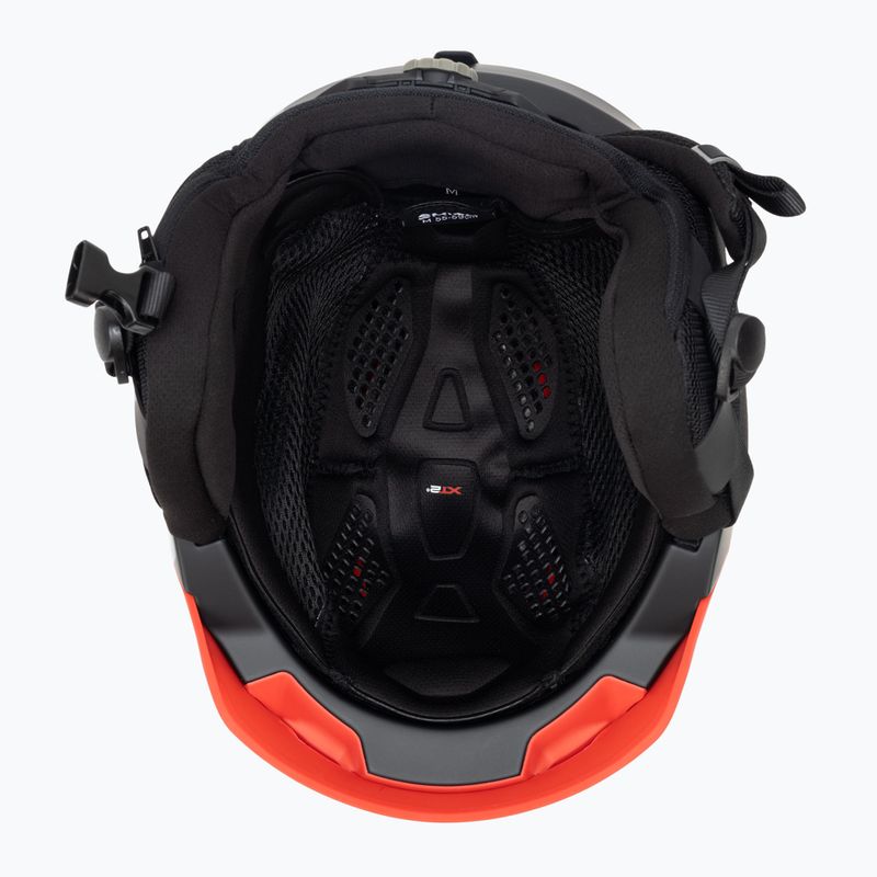 Kask narciarski Smith Level matte lava black 5
