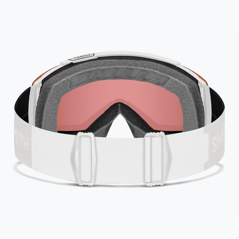 Gogle narciarskie Smith Squad white vapor/chromapop everyday rose gold mirror/yellow 2