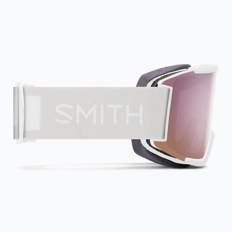 Gogle narciarskie Smith Squad white vapor/chromapop everyday rose gold mirror/yellow 4