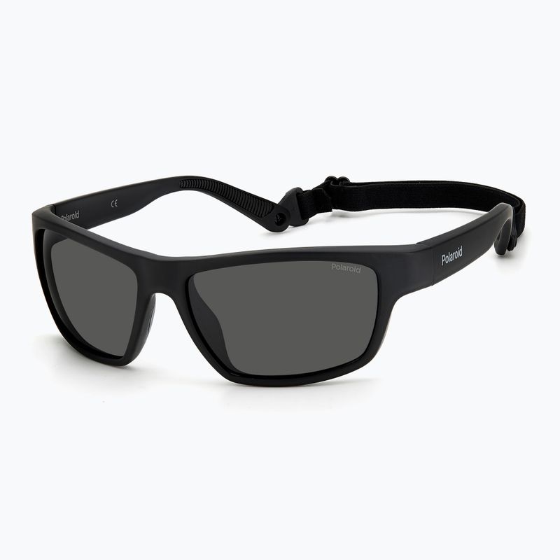 Okulary przeciwsłoneczne Polaroid PLD 7037/S matte black/grey polarized 2