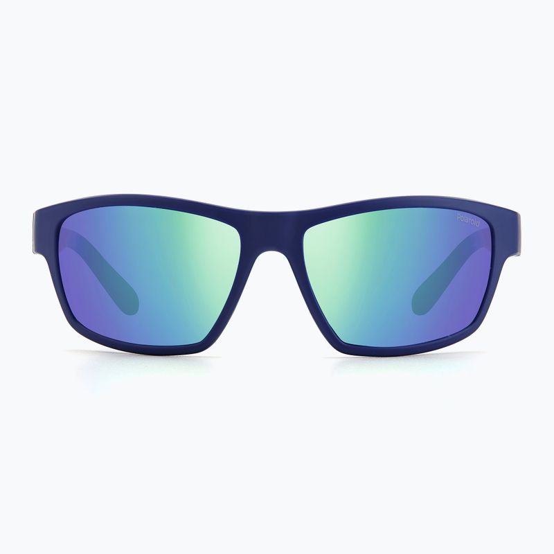 Okulary przeciwsłoneczne Polaroid PLD 7037/S matt blue/greygreen mirror polarized 3