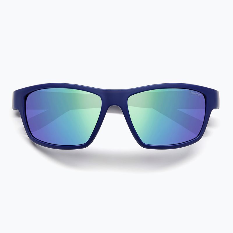 Okulary przeciwsłoneczne Polaroid PLD 7037/S matt blue/greygreen mirror polarized 4