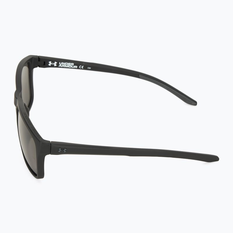 Okulary przeciwsłoneczne męskie Under Armour 0005/S S3 matte black/grey 4