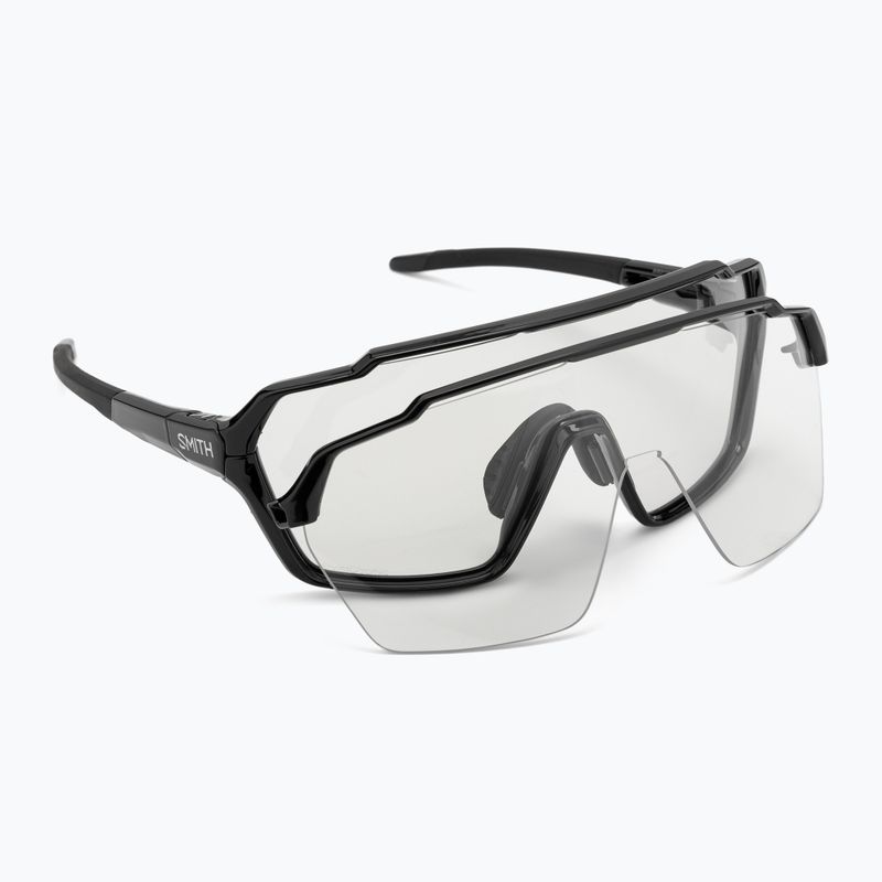 Okulary przeciwsłoneczne Smith Shift MAG 2024 black/photochromic clear to gray/clear