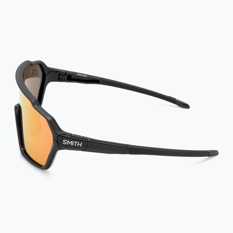 Okulary przeciwsłoneczne Smith Shift MAG black/chromapop red mirror/clear 5