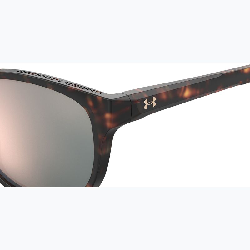Okulary przeciwsłoneczne damskie Under Armour 0014/G/S S3 havana/rose gold multilayer 7
