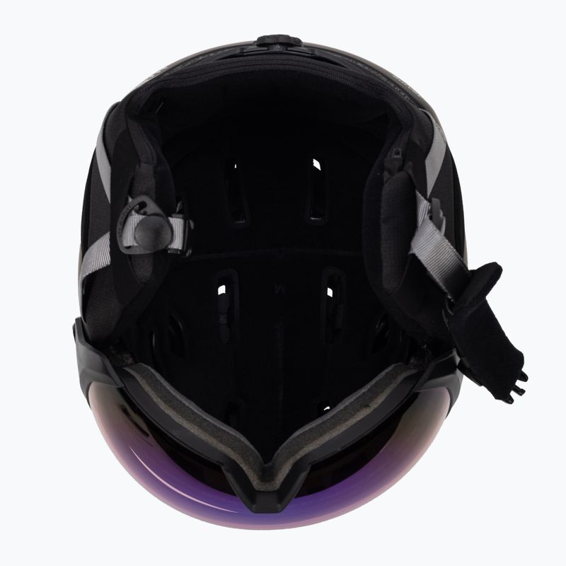 Kask narciarski Smith Survey matte black/chromapop photo rose flash 5