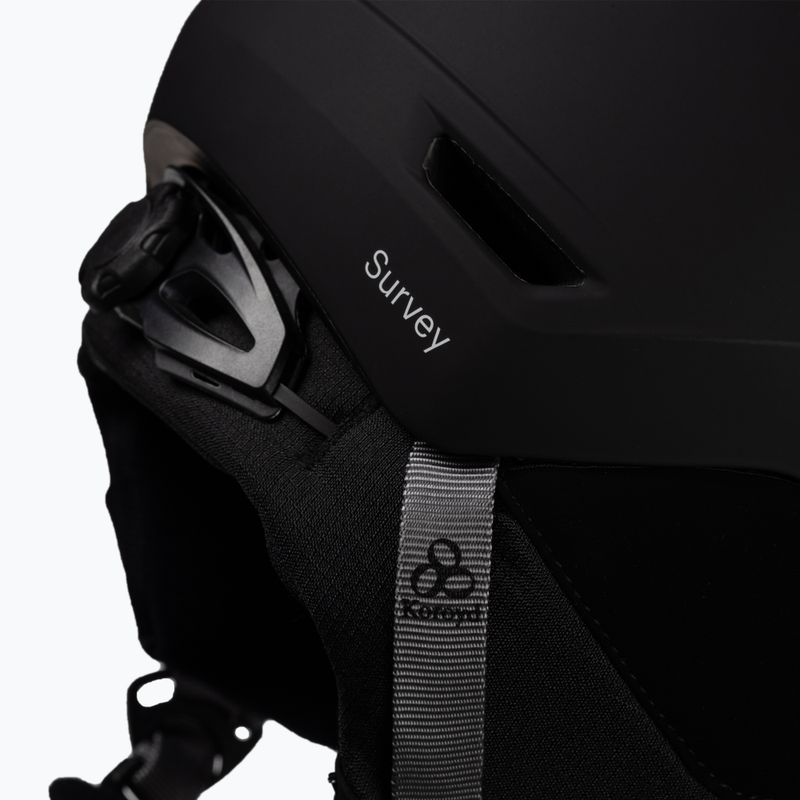 Kask narciarski Smith Survey matte black/rose flash 7