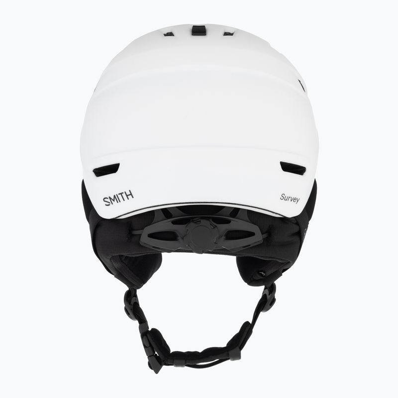 Kask narciarski Smith Survey matte white/chromapop photo rose flash 3