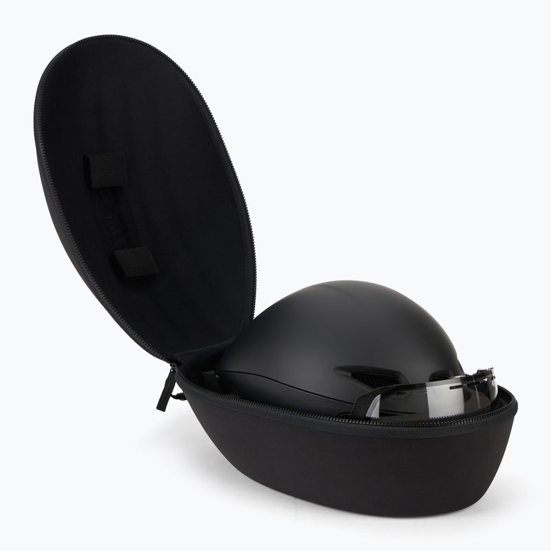 Kask rowerowy Smith Jetstream TT matte black/chromapop red mirror/clear 10