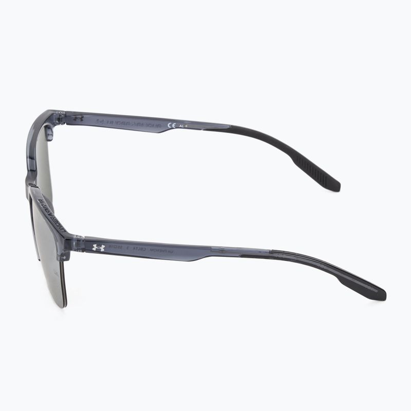 Okulary przeciwsłoneczne męskie Under Armour Phenom grey/silver mirror 4