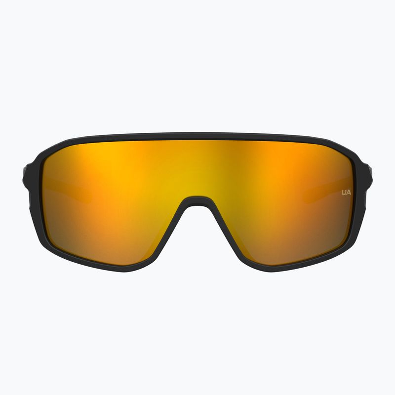 Okulary przeciwsłoneczne męskie Under Armour Gameday/G S3 matte black/orange multilayer oleophobic 3