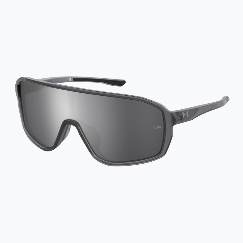 Okulary przeciwsłoneczne męskie Under Armour Gameday/G S3 crystal grey/silver oleophobic 2
