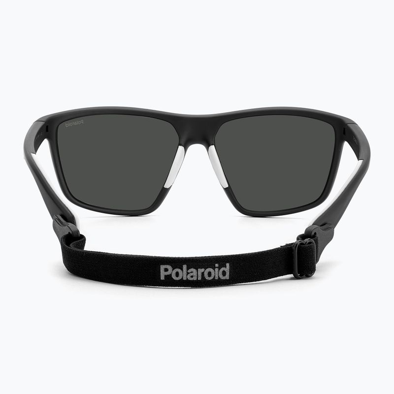 Okulary przeciwsłoneczne męskie Polaroid PLD 7040/S black grey/grey polarized 5