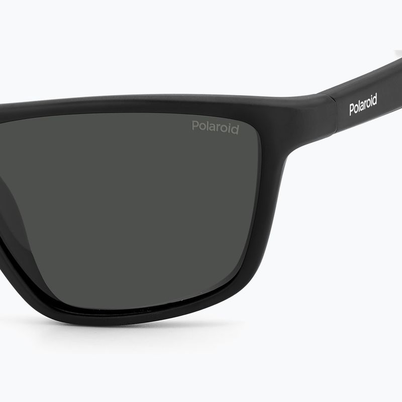 Okulary przeciwsłoneczne męskie Polaroid PLD 7040/S black grey/grey polarized 6