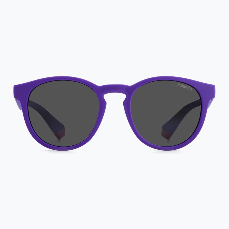 Okulary przeciwsłoneczne dziecięce Polaroid PLD 8048/S lilac violet/grey polarized 3