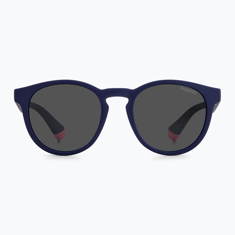 Okulary przeciwsłoneczne dziecięce Polaroid PLD 8048/S blue pink/grey polarized 3
