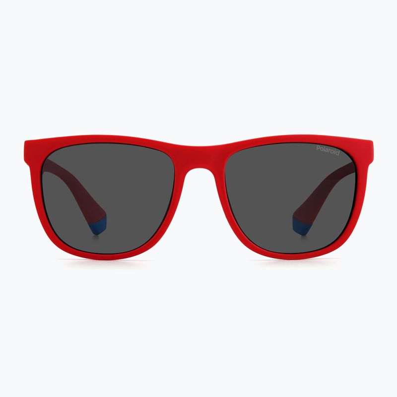 Okulary przeciwsłoneczne dziecięce Polaroid PLD 8049/S red blue/grey polarized 3