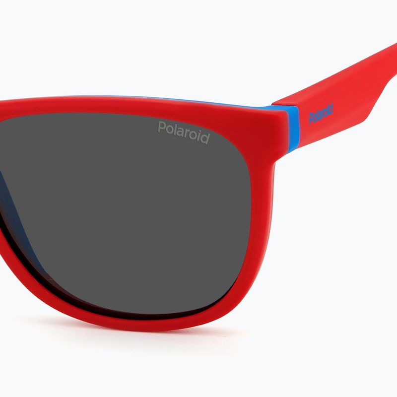 Okulary przeciwsłoneczne dziecięce Polaroid PLD 8049/S red blue/grey polarized 5