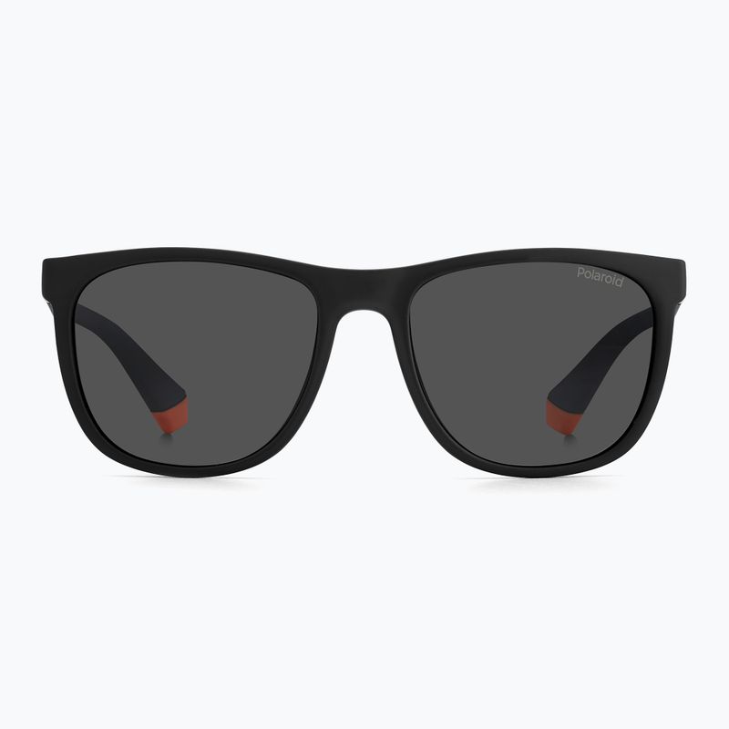 Okulary przeciwsłoneczne dziecięce Polaroid PLD 8049/S black orange/grey polarized 3