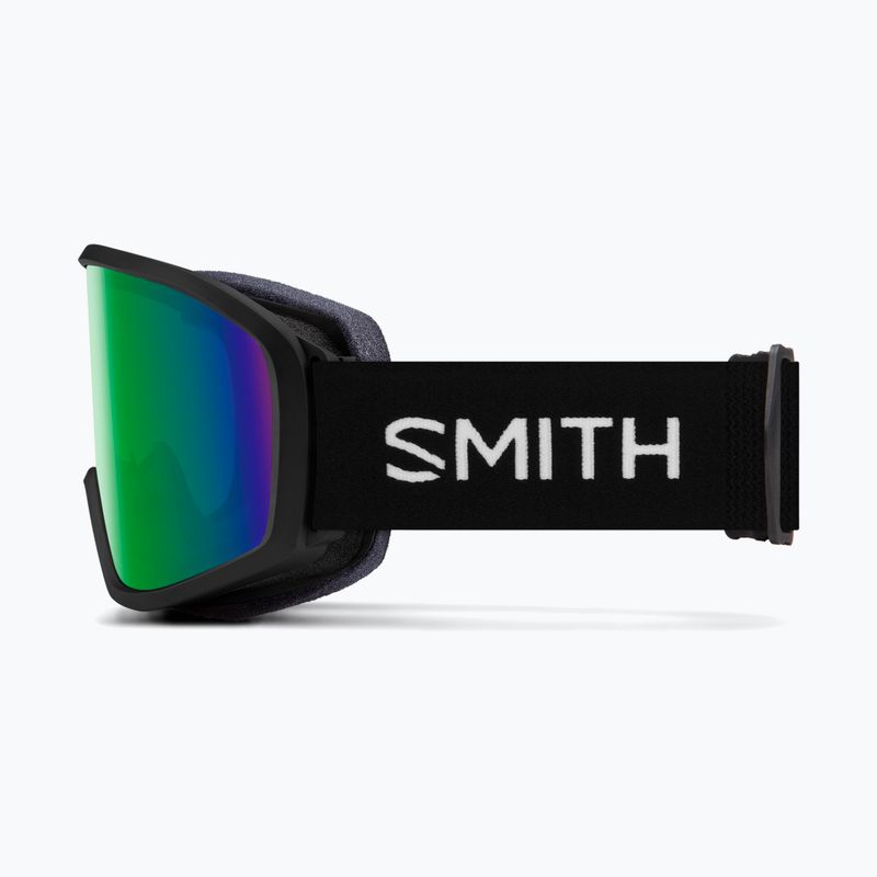 Gogle narciarskie Smith Reason OTG black/green sol-x mirror 3