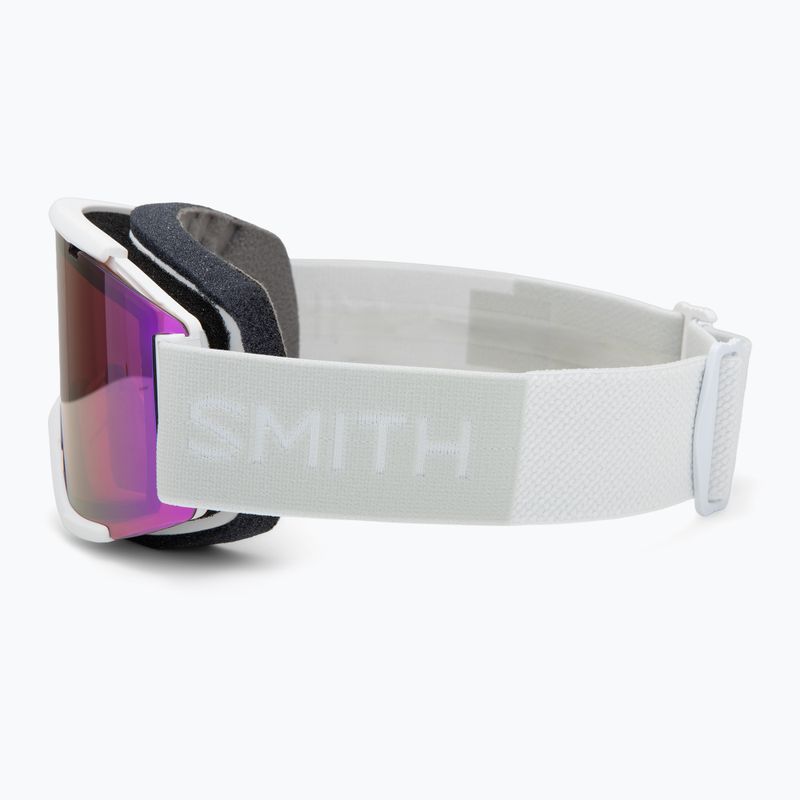 Gogle narciarskie Smith Squad white vapor/chromapop everyday violet mirror/clear 4