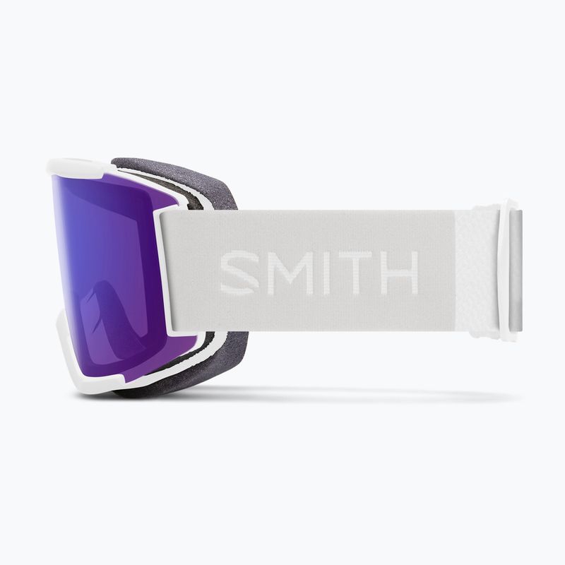 Gogle narciarskie Smith Squad white vapor/chromapop everyday violet mirror/clear 4